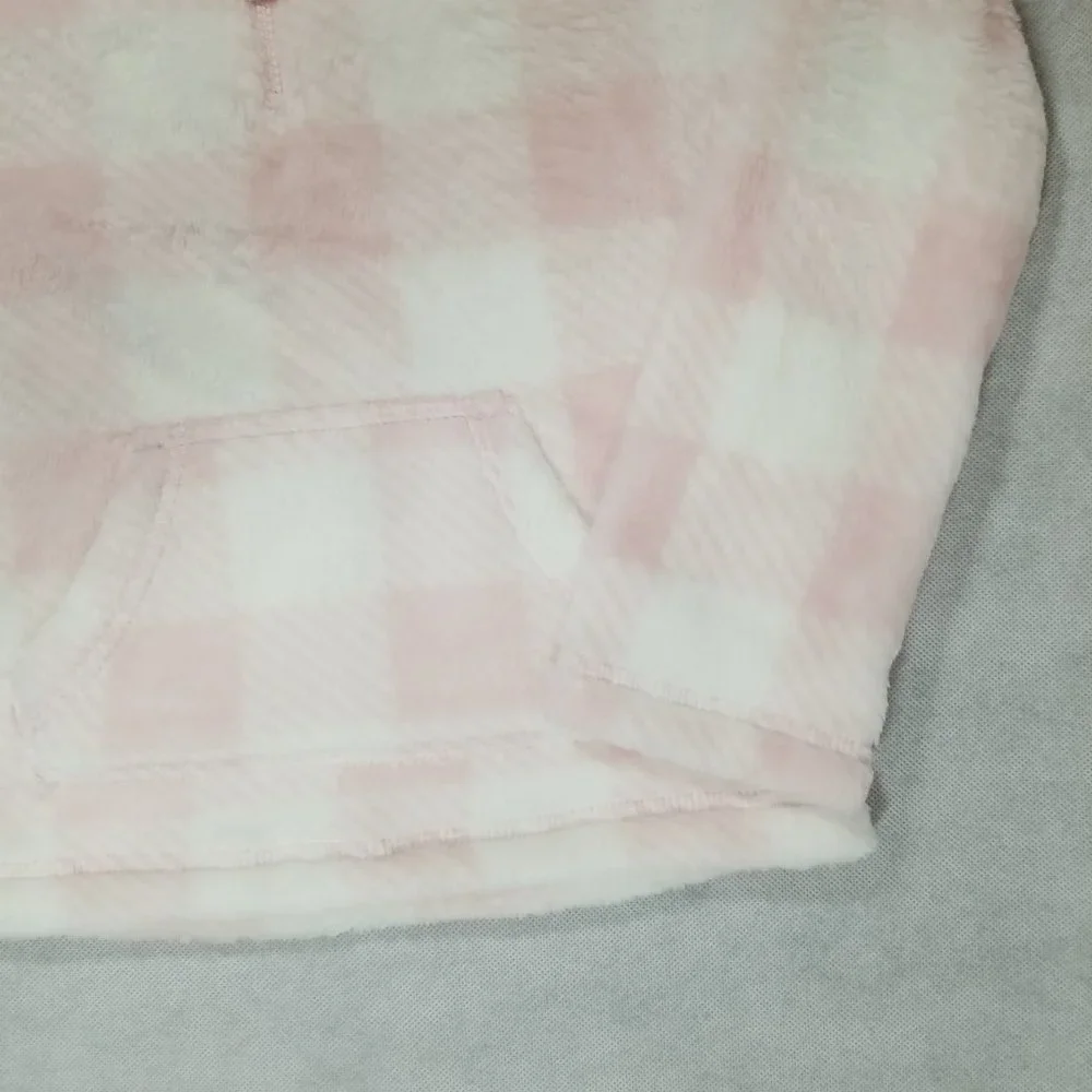 Jumping‎ Beans Girls Size 4 Pink Quarter Zip Pullover Sweatshirt Jacket NWT